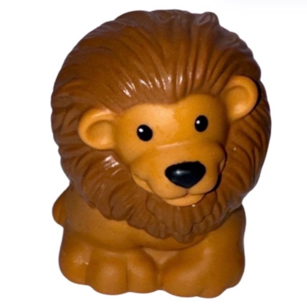 zoo talker little people Brown Lion Toy Figurine  fisher price
